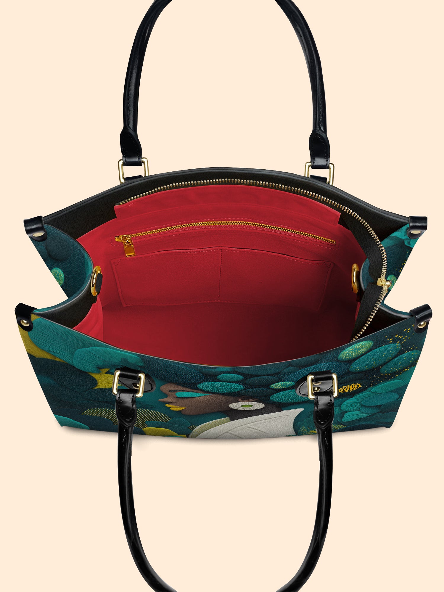 Knots Of Glor Premium Leather Handbag QR0TD143