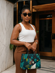 Knots Of Glor Premium Leather Handbag QR0TD143