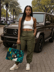 Knots Of Glor Premium Leather Handbag QR0TD143