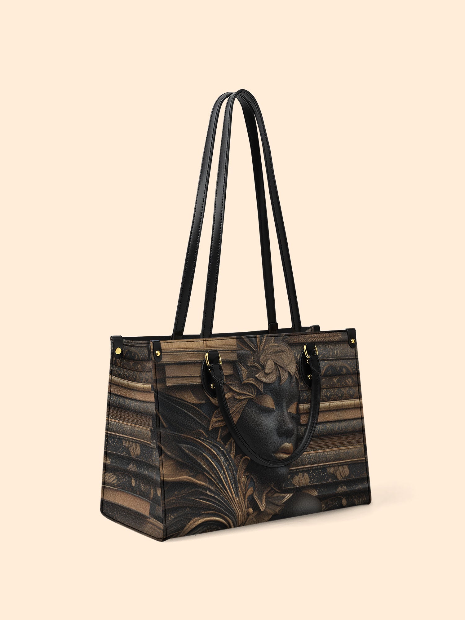 Pages Of Wisdom Premium Leather Handbag QR0TD131