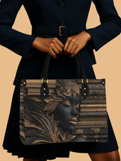 Pages Of Wisdom Premium Leather Handbag QR0TD131