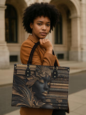 Pages Of Wisdom Premium Leather Handbag QR0TD131