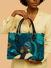 Rooted Spiral Premium Leather Handbag QR0TD145