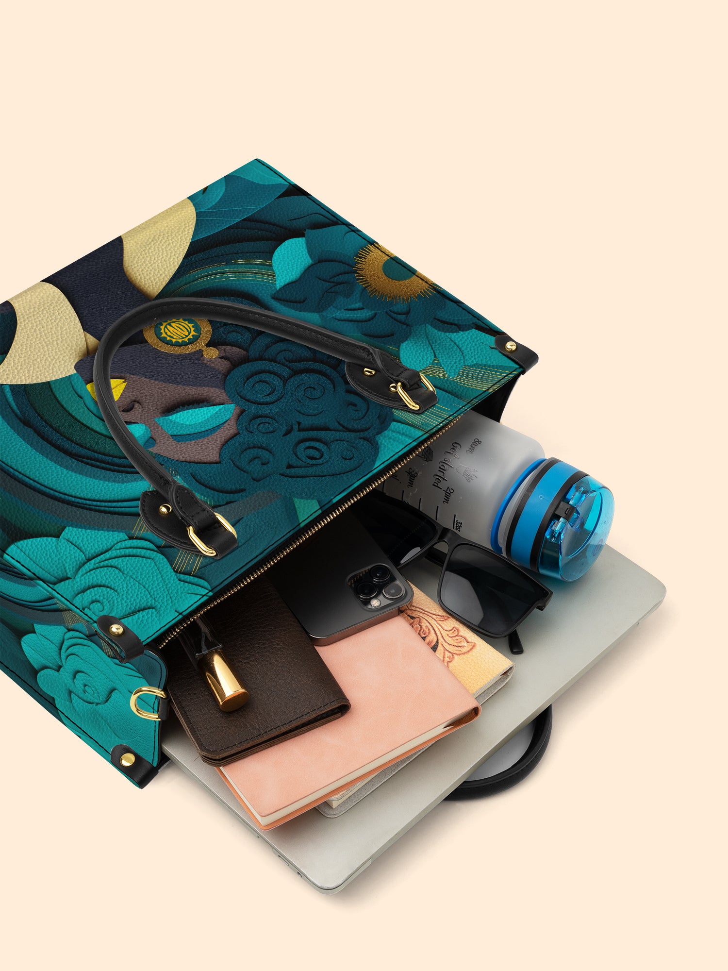 Rooted Spiral Premium Leather Handbag QR0TD145