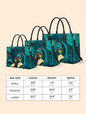 Rooted Spiral Premium Leather Handbag QR0TD145