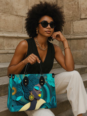 Rooted Spiral Premium Leather Handbag QR0TD145