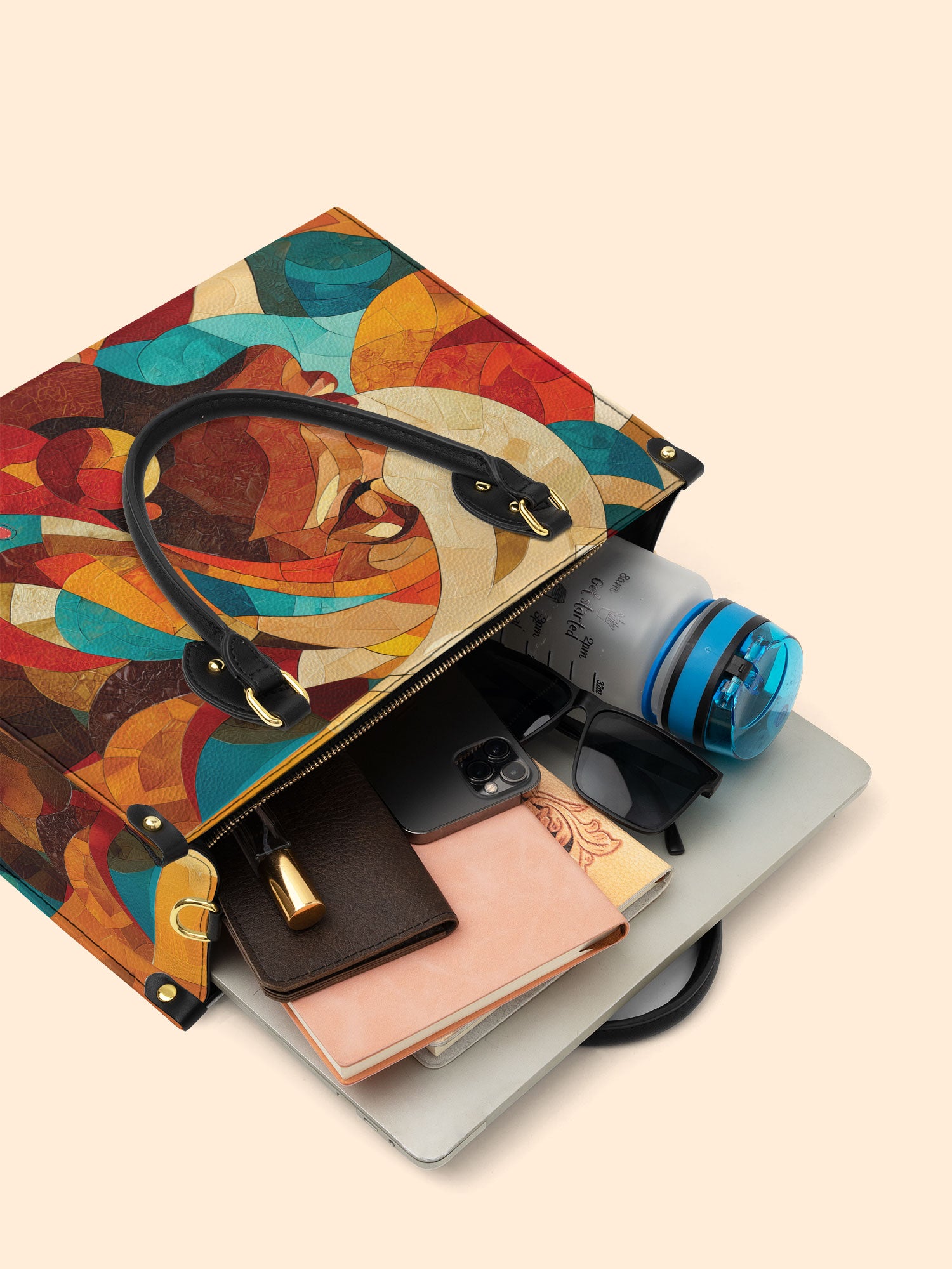 Sunwoven Premium Leather Handbag QR0TV044