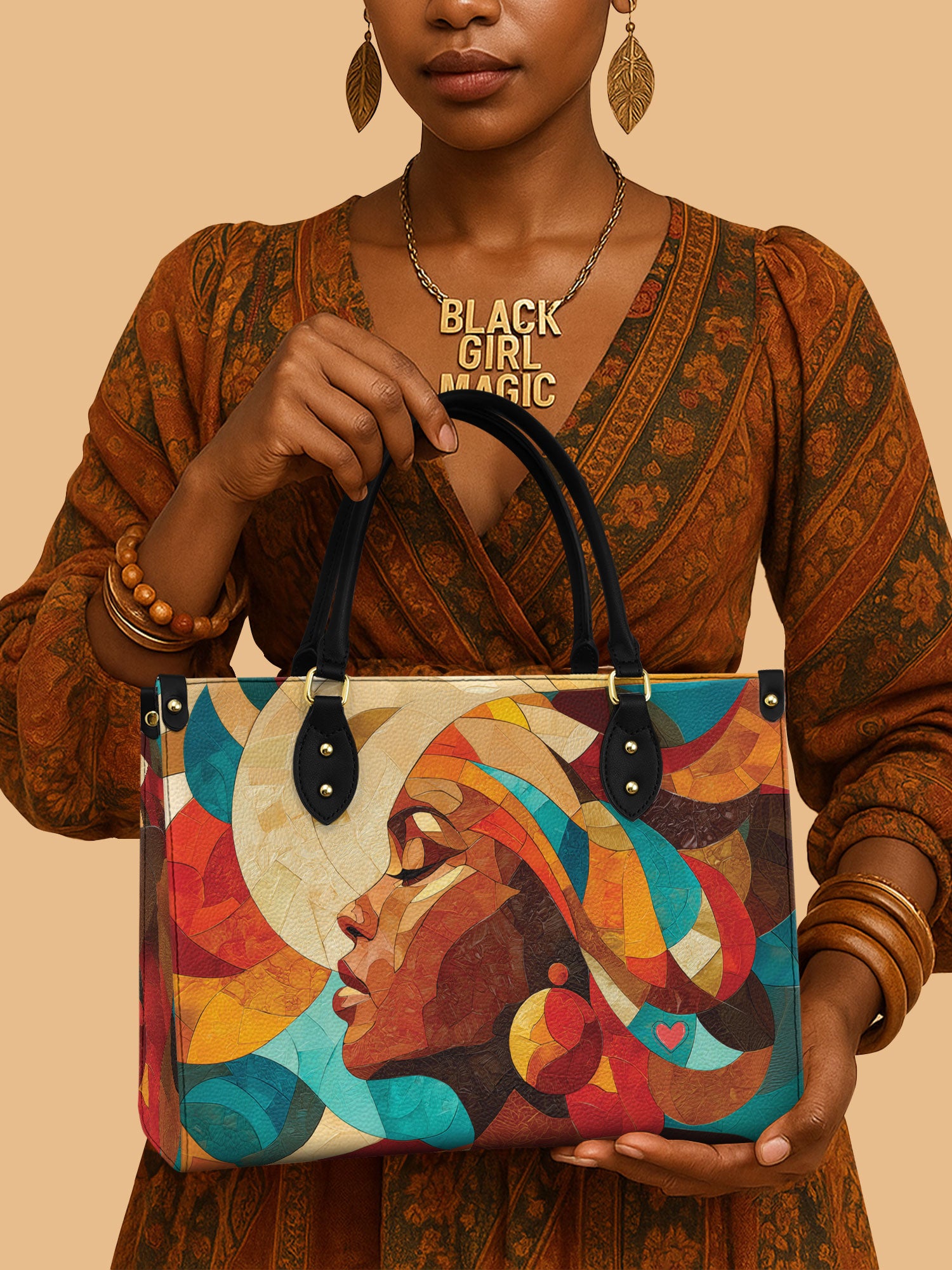 Sunwoven Premium Leather Handbag QR0TV044