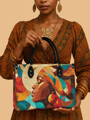 Sunwoven Premium Leather Handbag QR0TV044