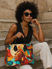 Sunwoven Premium Leather Handbag QR0TV044