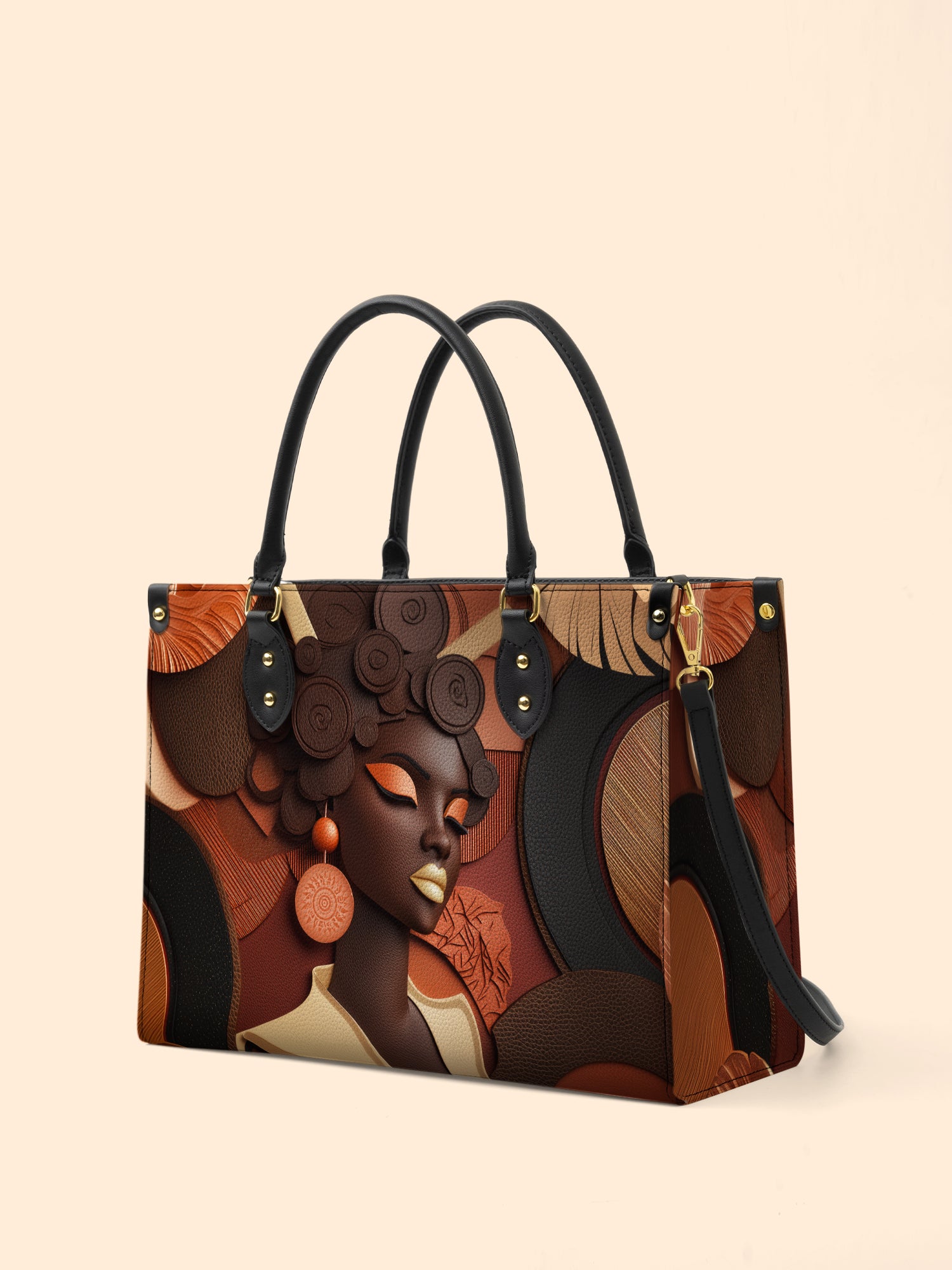 Twist & Rise Premium Leather Handbag QR0TD147