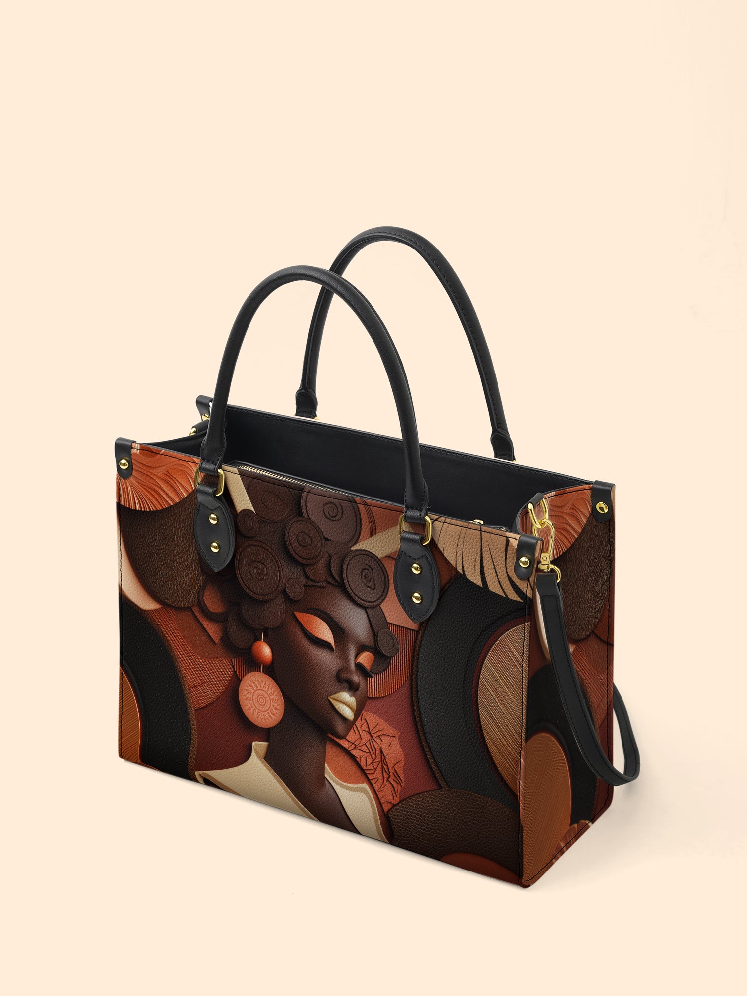 Twist & Rise Premium Leather Handbag QR0TD147