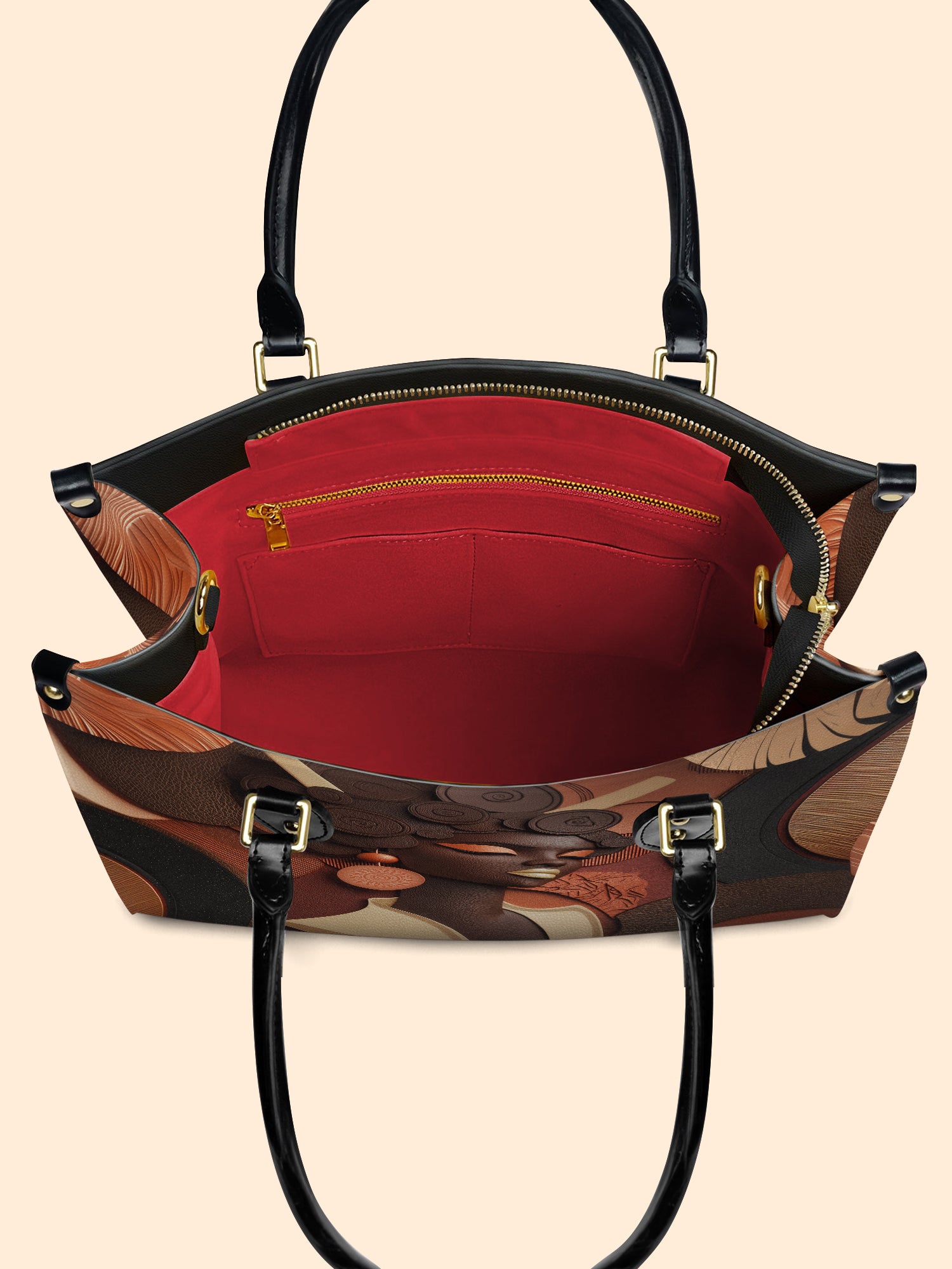 Twist & Rise Premium Leather Handbag QR0TD147