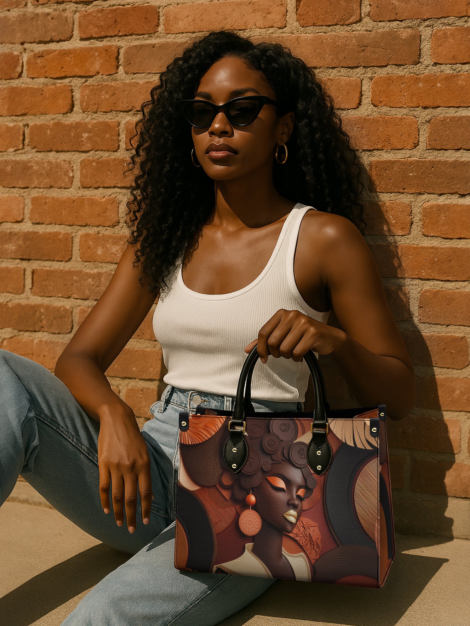 Twist & Rise Premium Leather Handbag QR0TD147