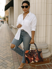 Twist & Rise Premium Leather Handbag QR0TD147