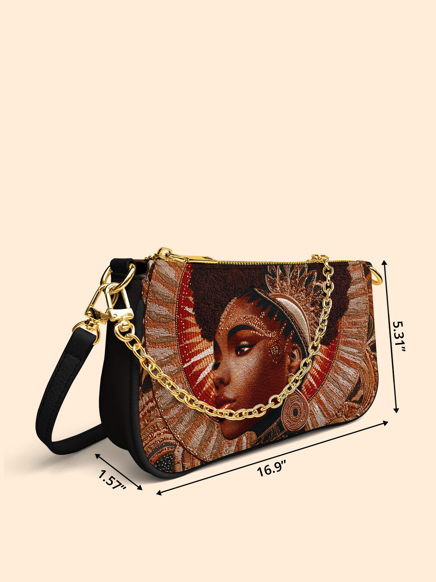 Cocoa Halo Classic Zip Pochette QR0XD224