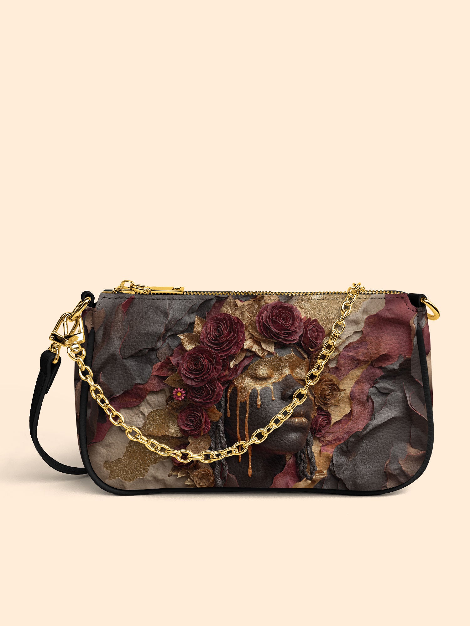 Dripping Petals Classic Zip Pochette QR0TD107