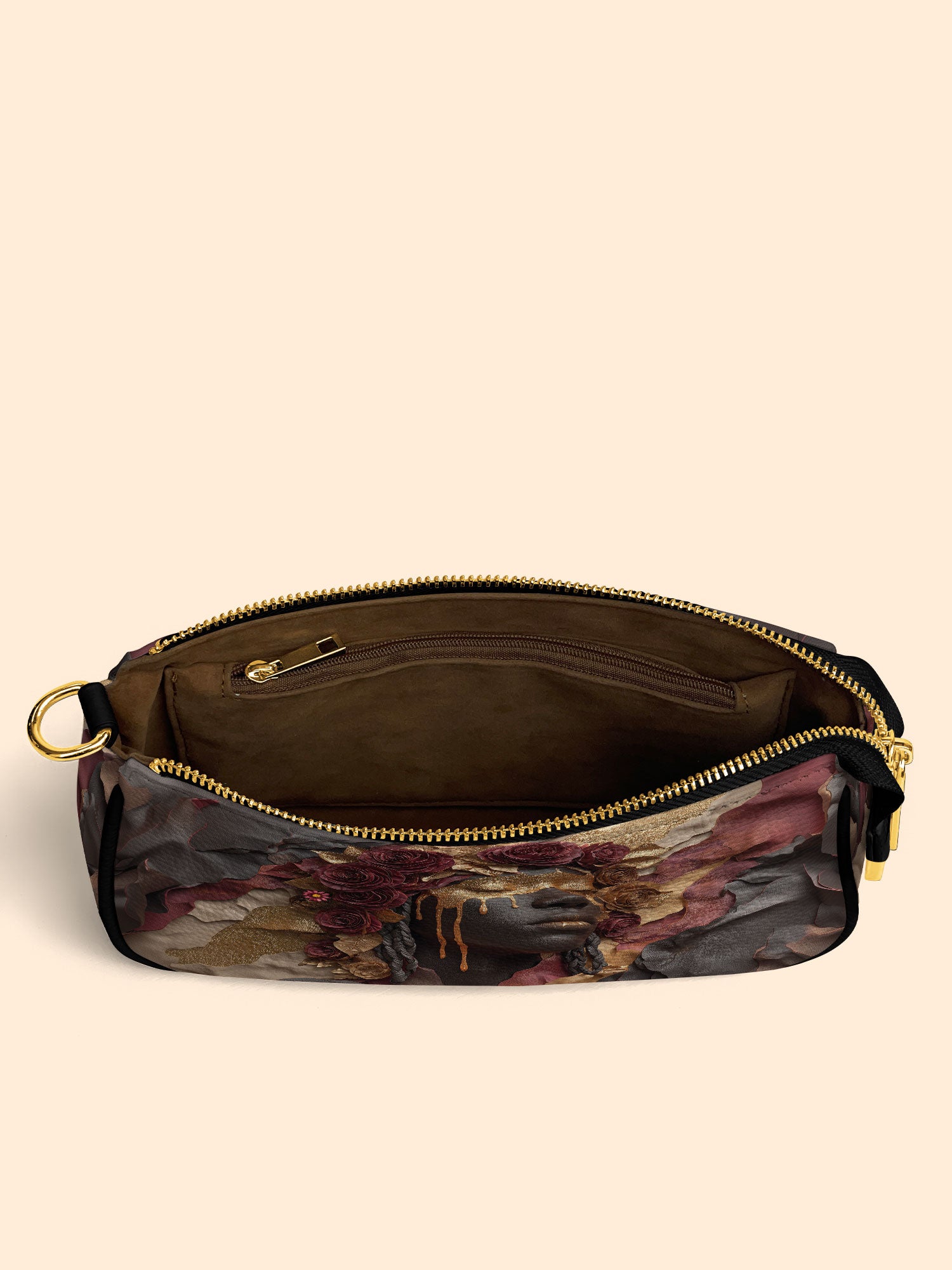 Dripping Petals Classic Zip Pochette QR0TD107