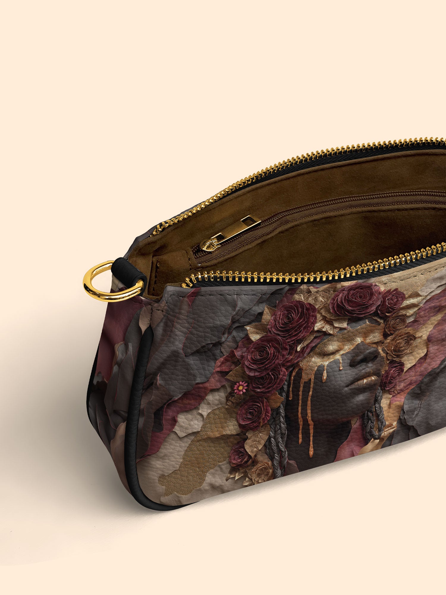 Dripping Petals Classic Zip Pochette QR0TD107
