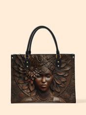 Ancestor Call Premium Leather Handbag QR0XD241