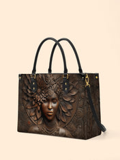 Ancestor Call Premium Leather Handbag QR0XD241