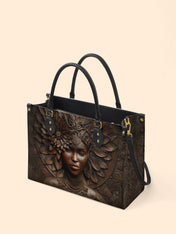 Ancestor Call Premium Leather Handbag QR0XD241