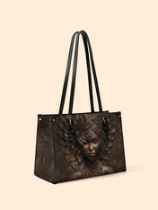 Ancestor Call Premium Leather Handbag QR0XD241