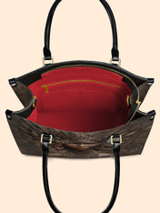 Ancestor Call Premium Leather Handbag QR0XD241