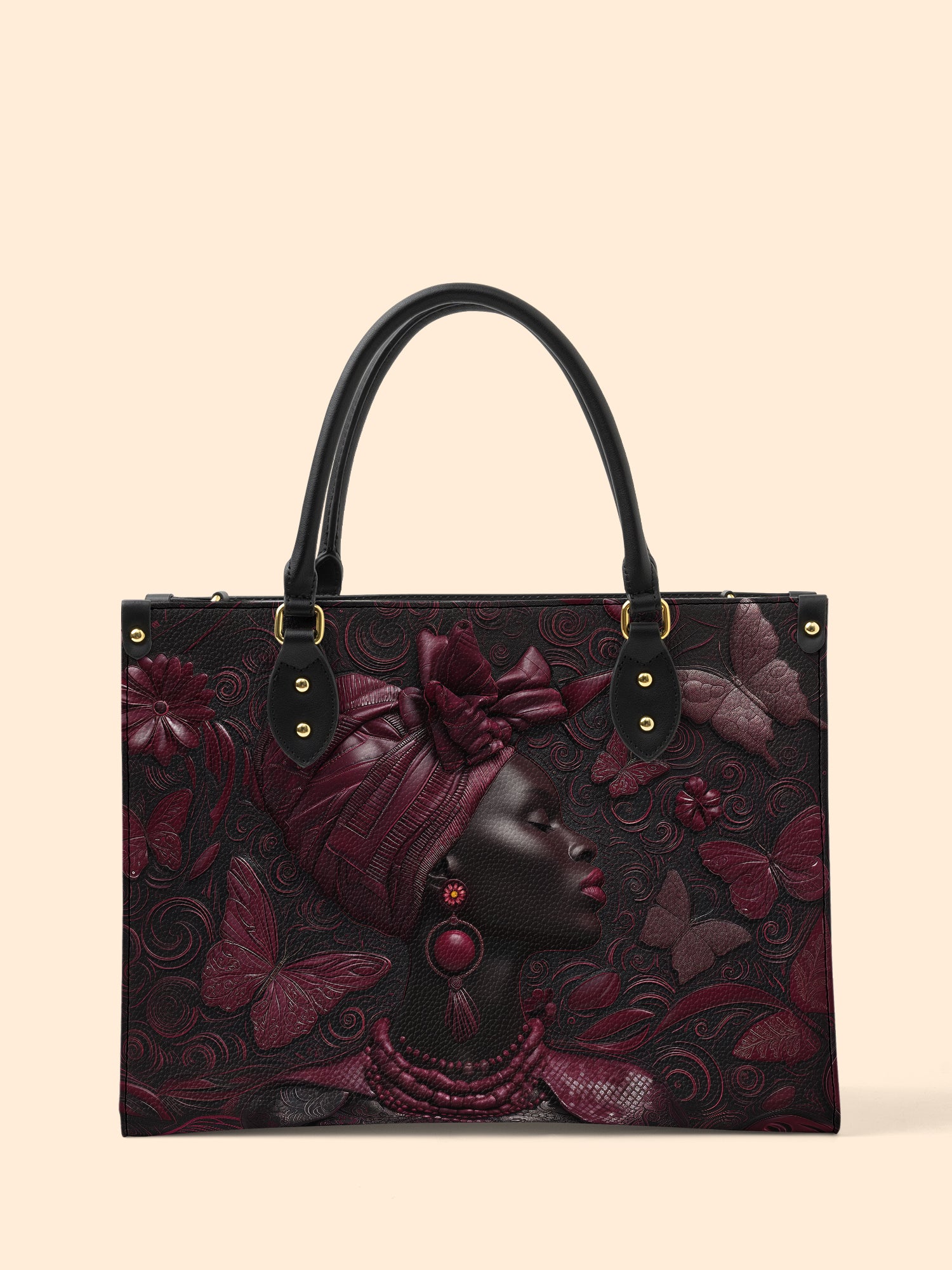 Crimson Rite Premium Leather Handbag QR0XD240