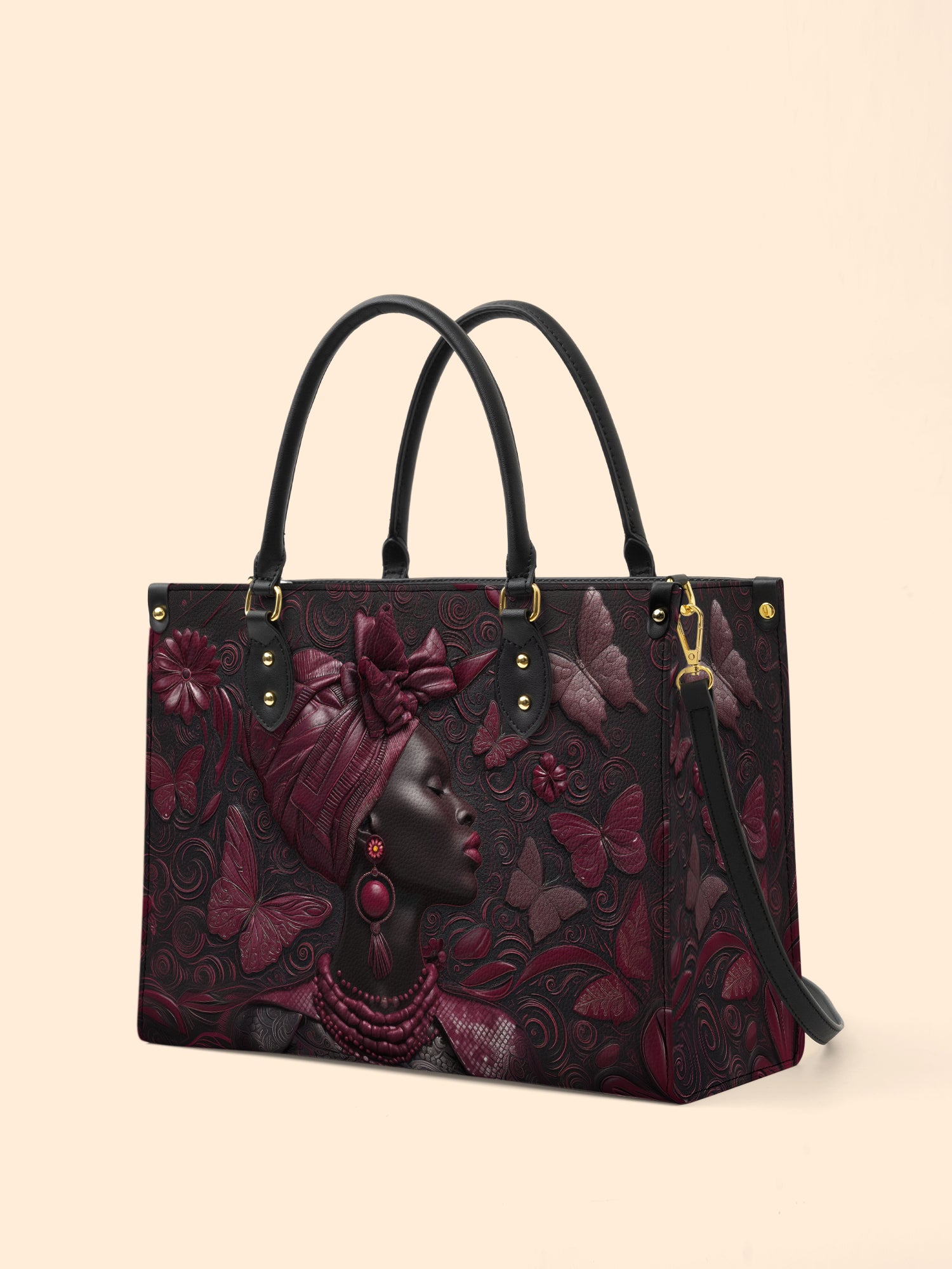 Crimson Rite Premium Leather Handbag QR0XD240