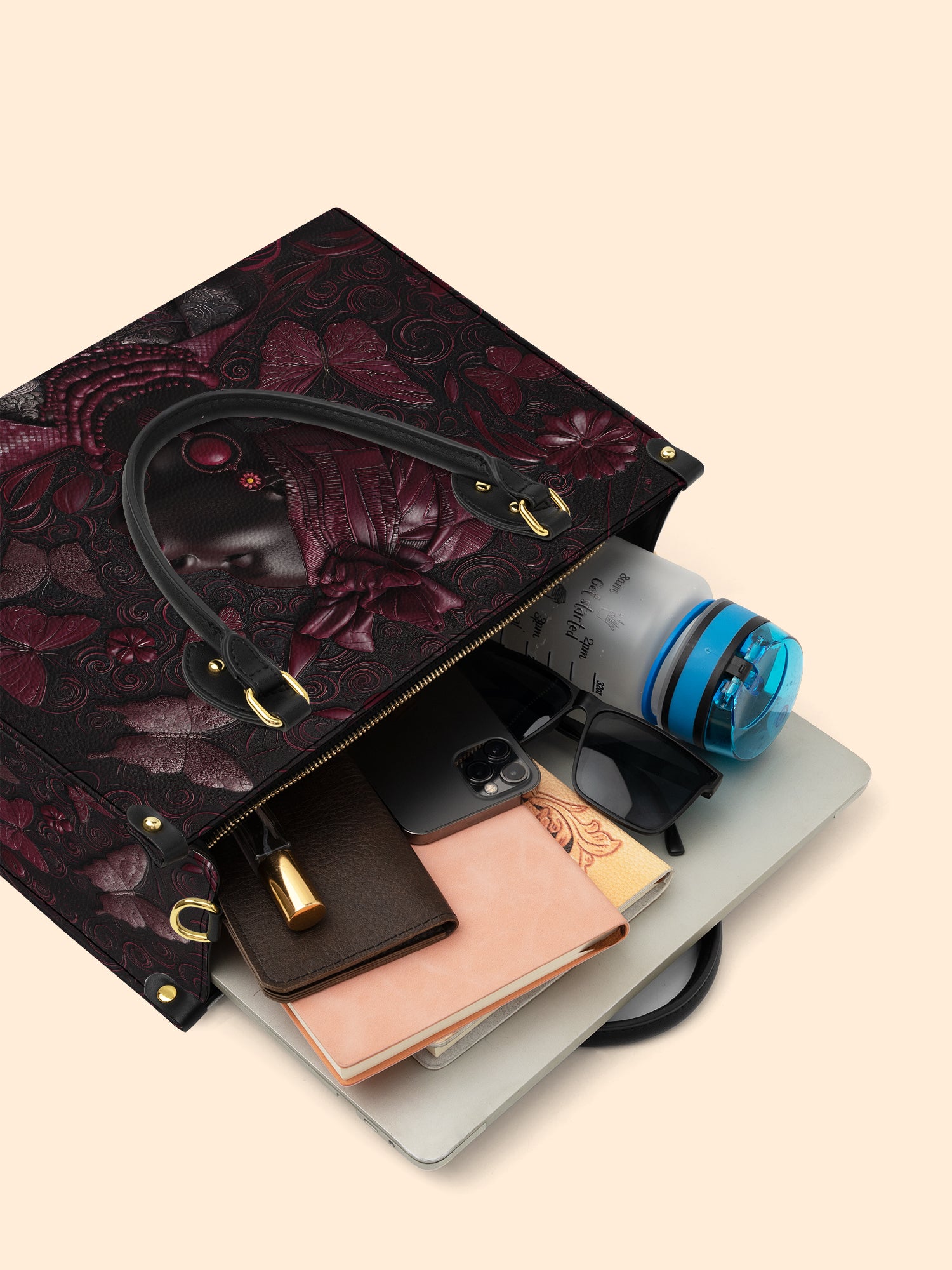 Crimson Rite Premium Leather Handbag QR0XD240