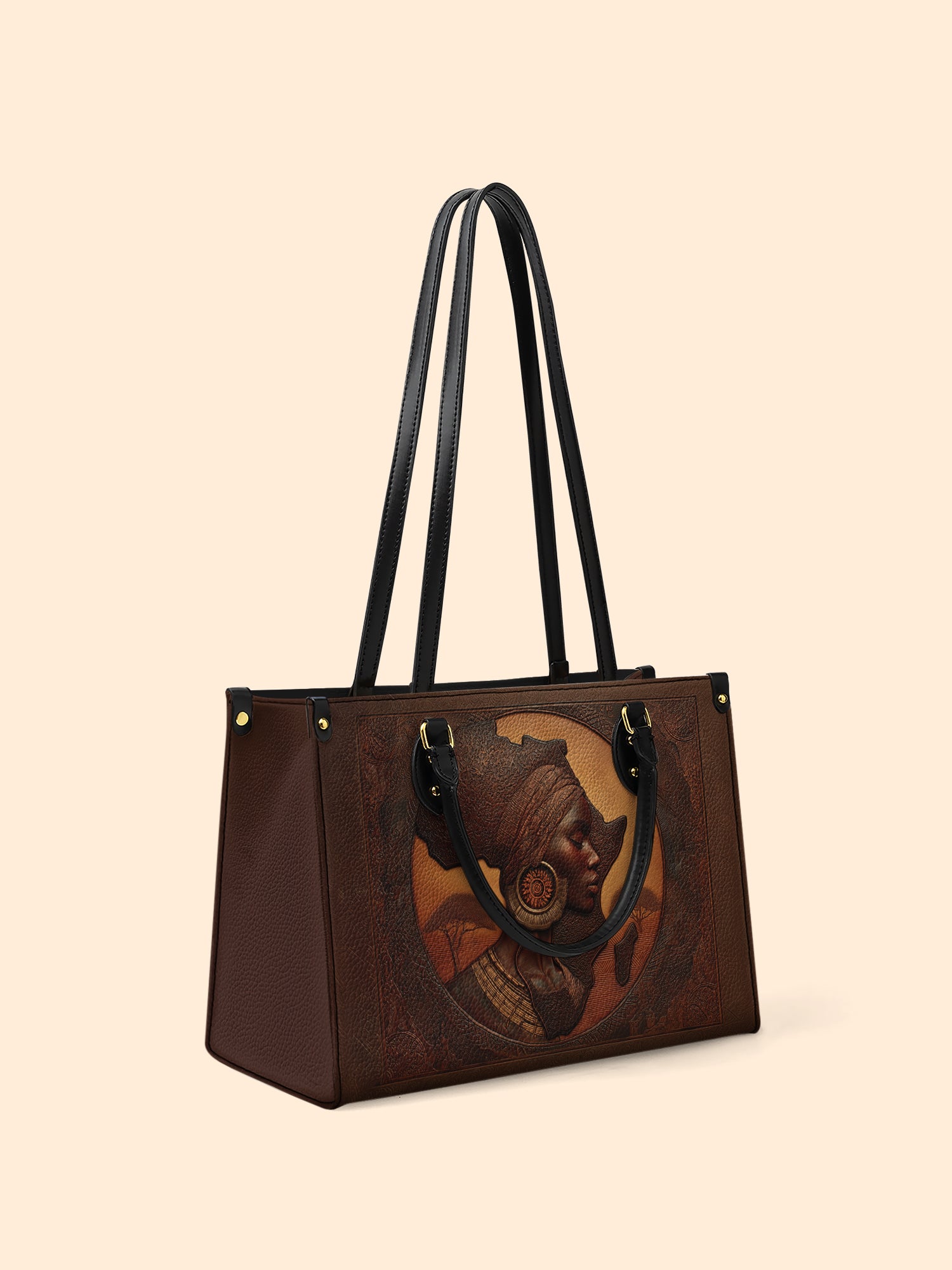 Earth & Africa Premium Leather Handbag QR0TD153