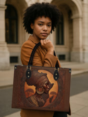 Earth & Africa Premium Leather Handbag QR0TD153