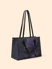 Midnight Crown Premium Leather Handbag QR0XD250