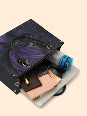 Midnight Crown Premium Leather Handbag QR0XD250