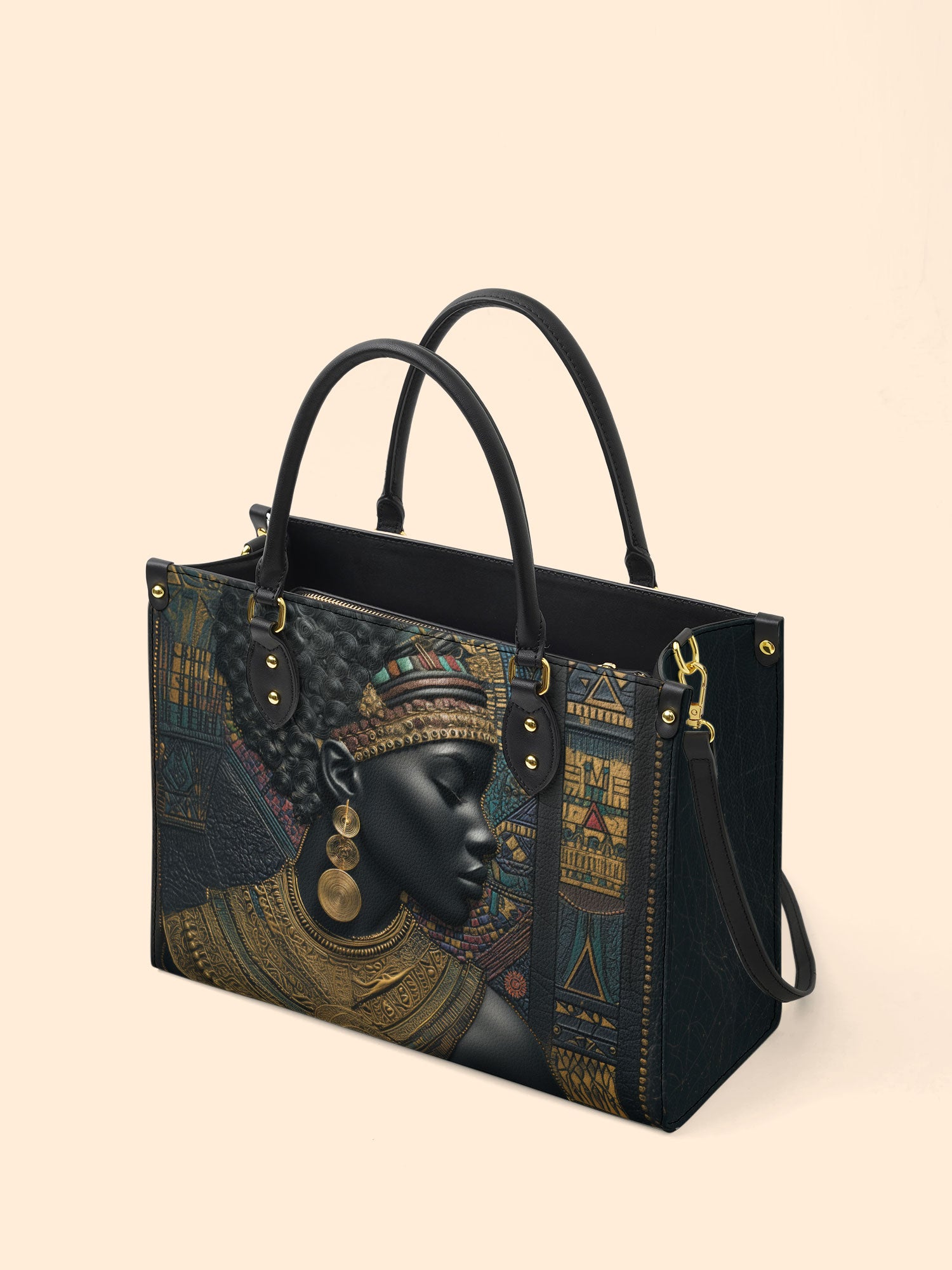 Rooted Grace Premium Leather Handbag QR0XD251