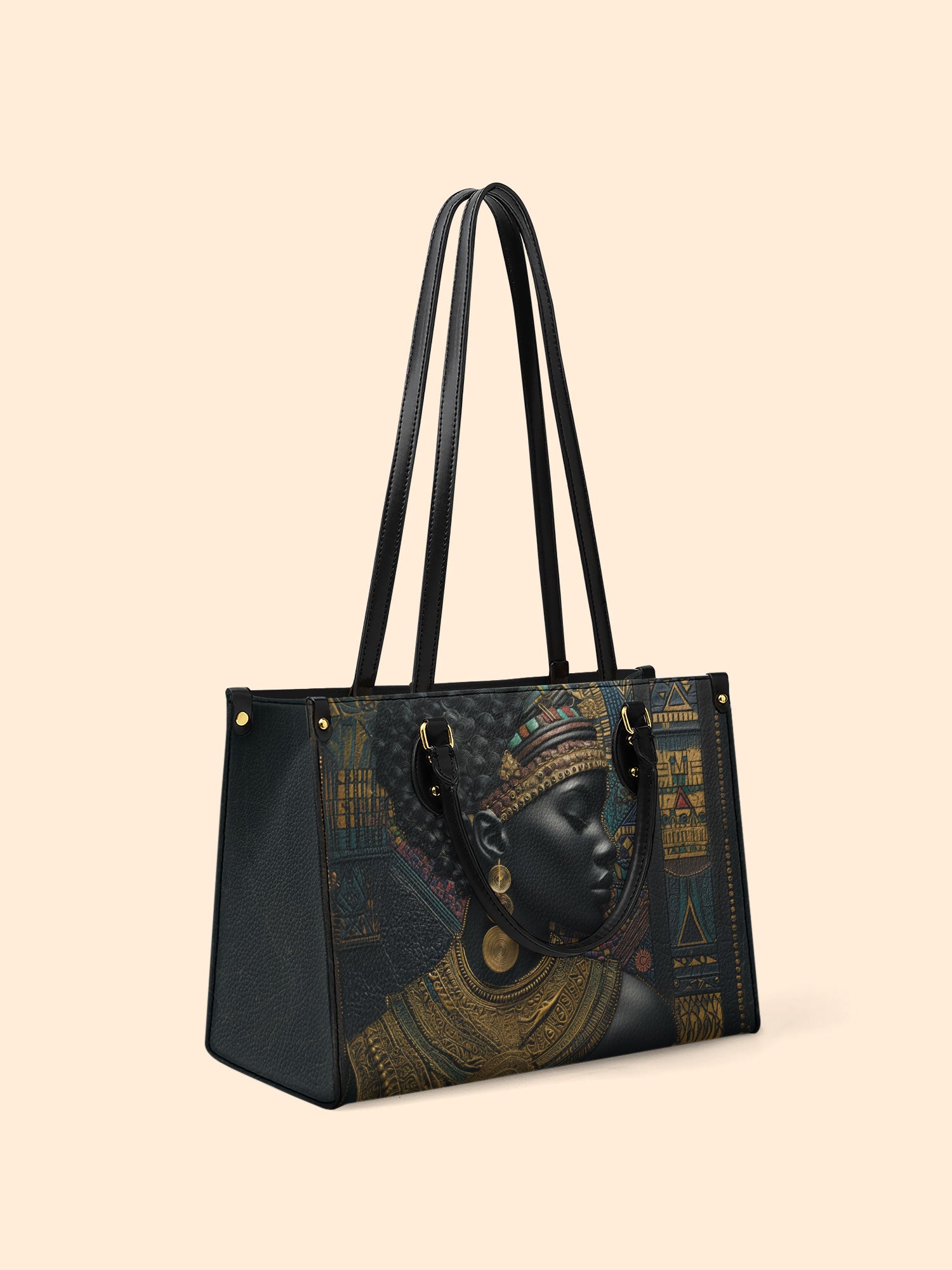 Rooted Grace Premium Leather Handbag QR0XD251