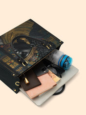 Rooted Grace Premium Leather Handbag QR0XD251