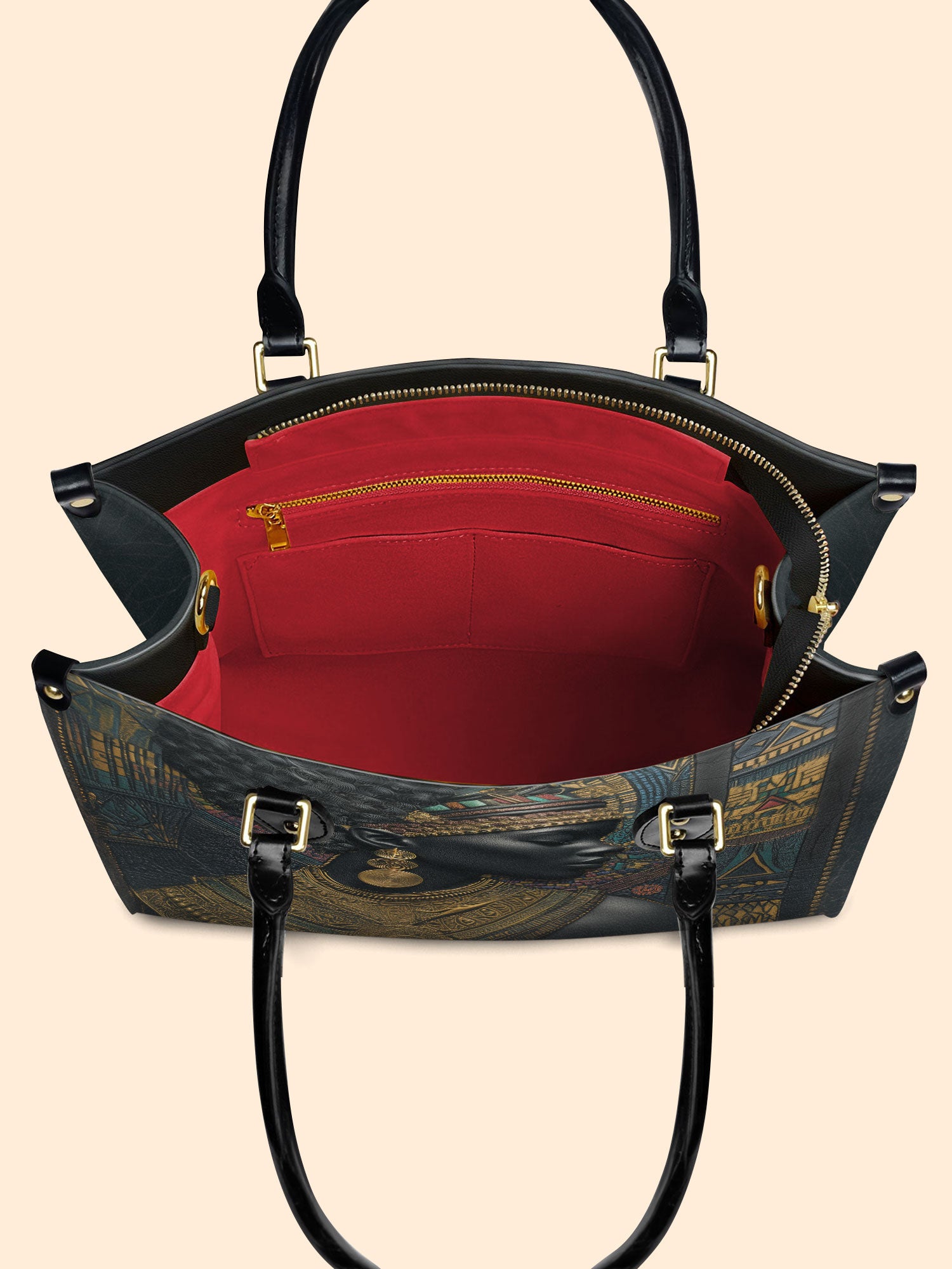 Rooted Grace Premium Leather Handbag QR0XD251