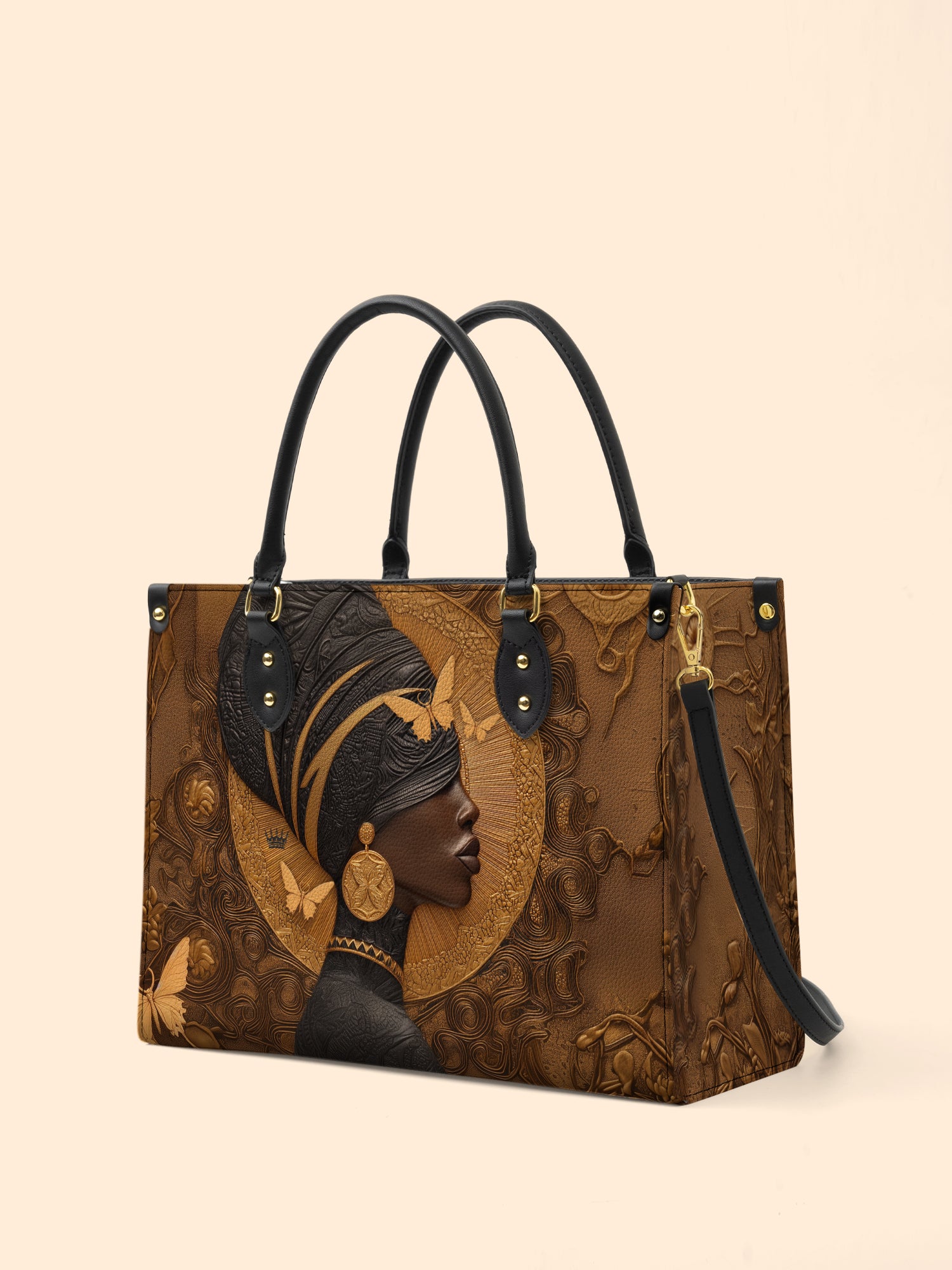 Silent Queen Premium Leather Handbag QR0XD242