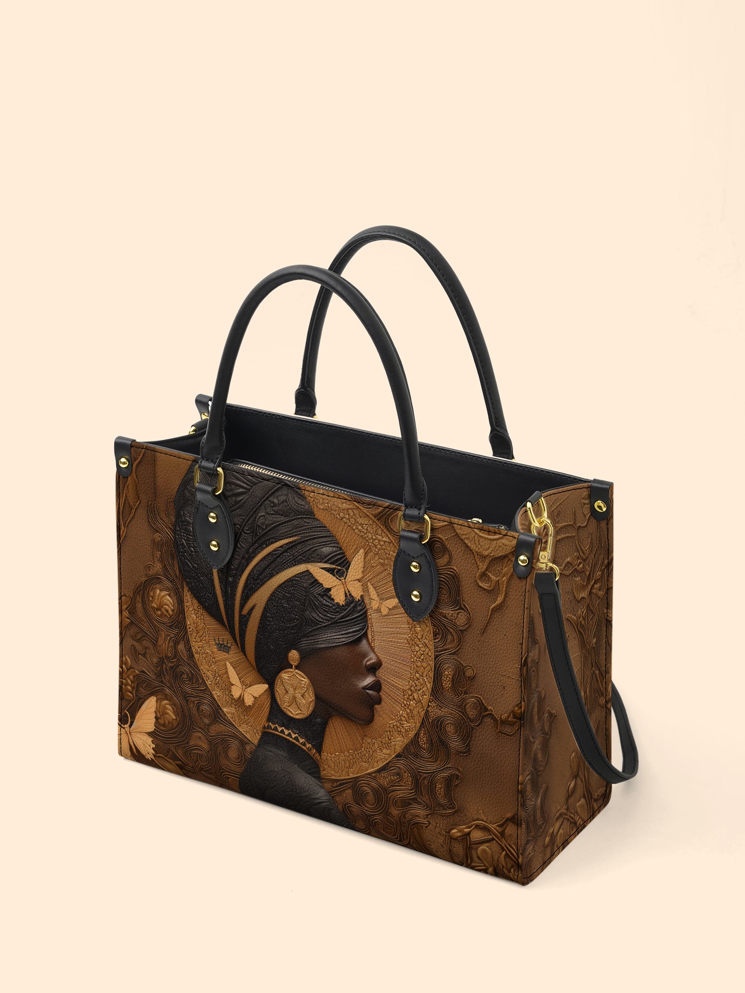 Silent Queen Premium Leather Handbag QR0XD242