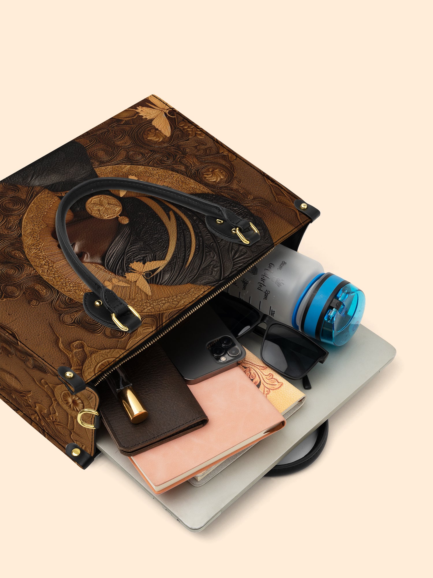 Silent Queen Premium Leather Handbag QR0XD242