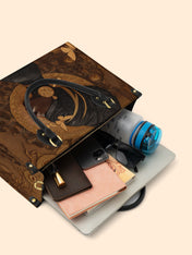 Silent Queen Premium Leather Handbag QR0XD242