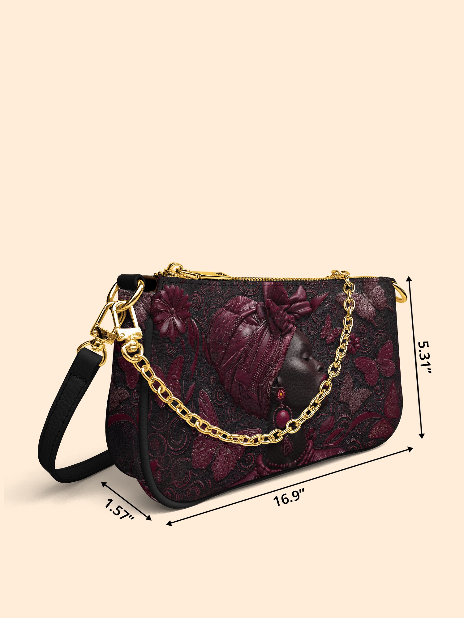 Crimson Rite Classic Zip Pochette QR0XD244