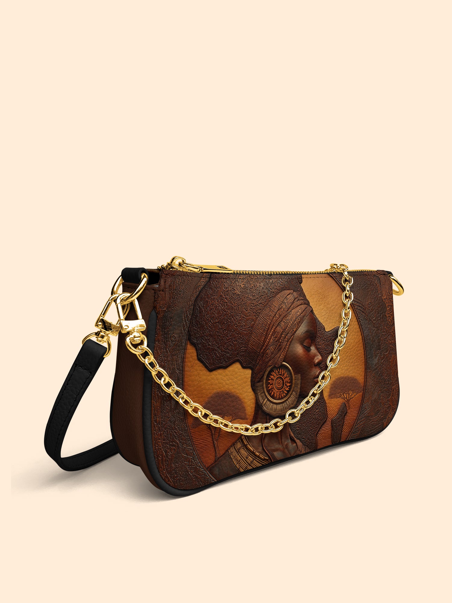 Earth & Africa Classic Zip Pochette QR0TD152