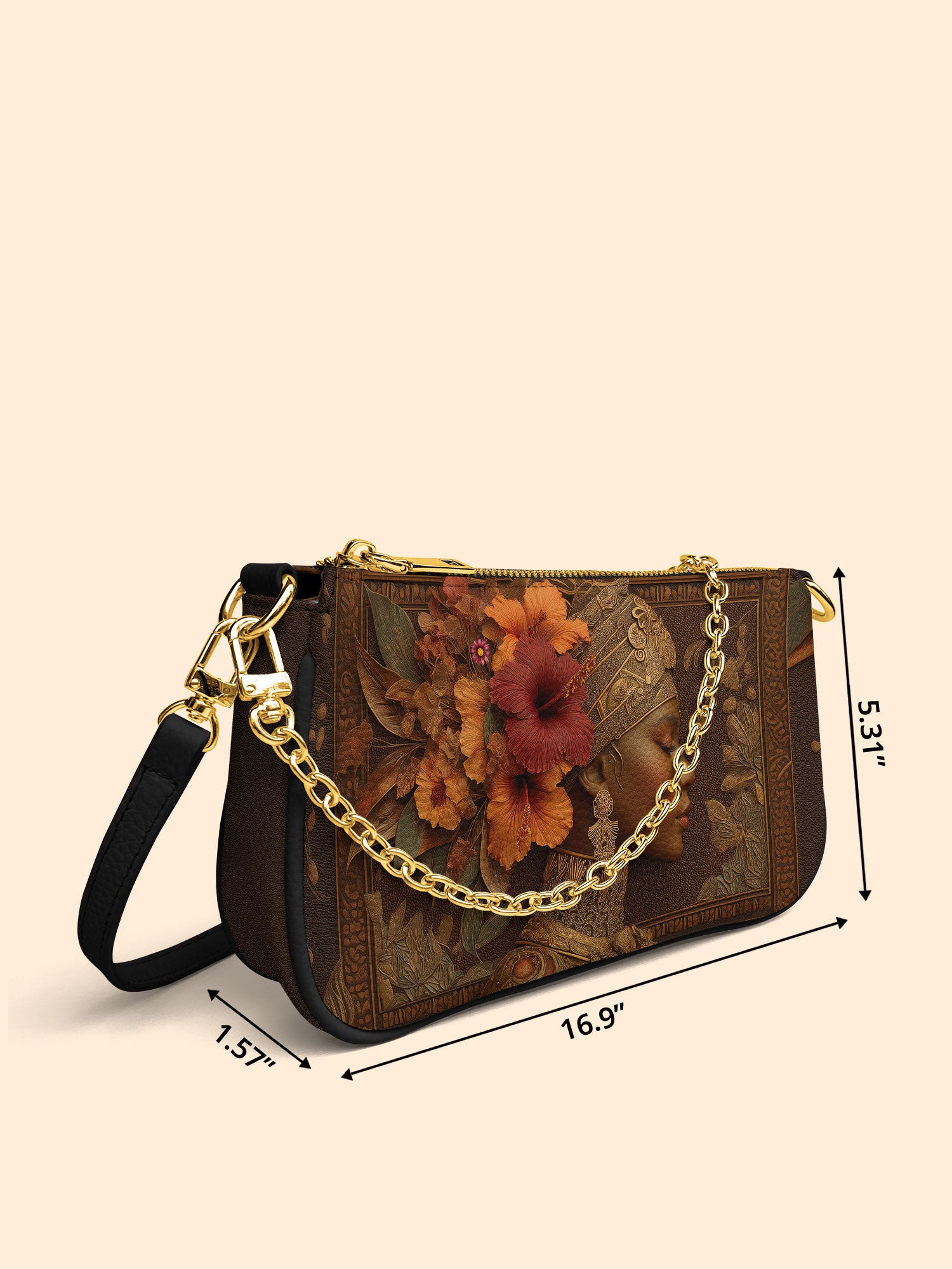Hibiscus Royalty Classic Zip Pochette QR0HH052