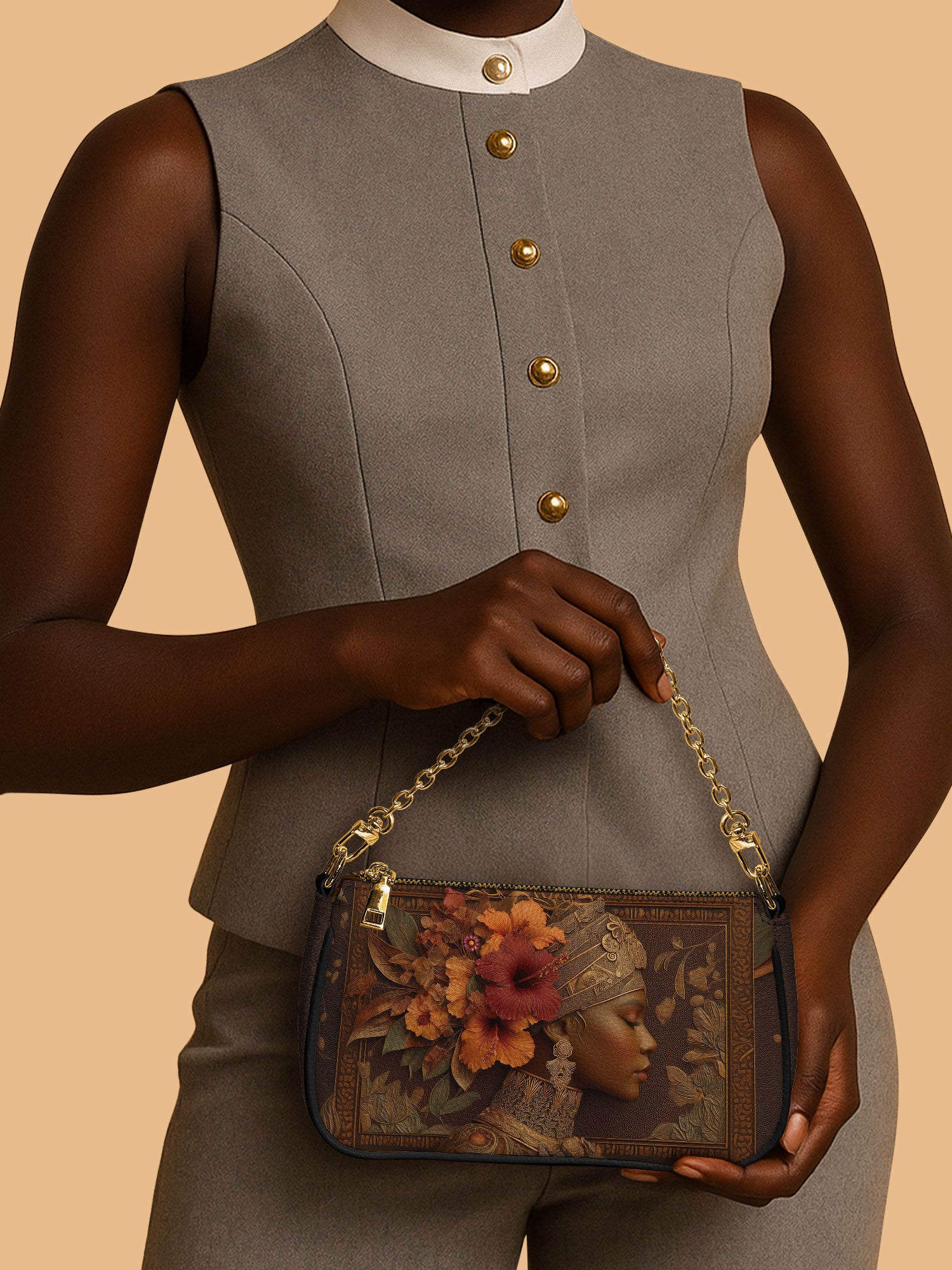 Hibiscus Royalty Classic Zip Pochette QR0HH052