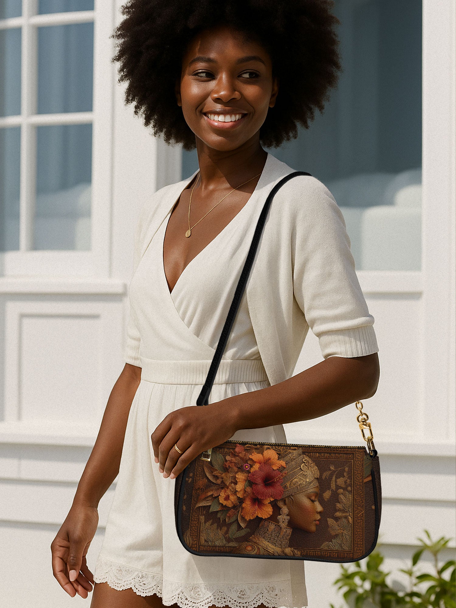 Hibiscus Royalty Classic Zip Pochette QR0HH052