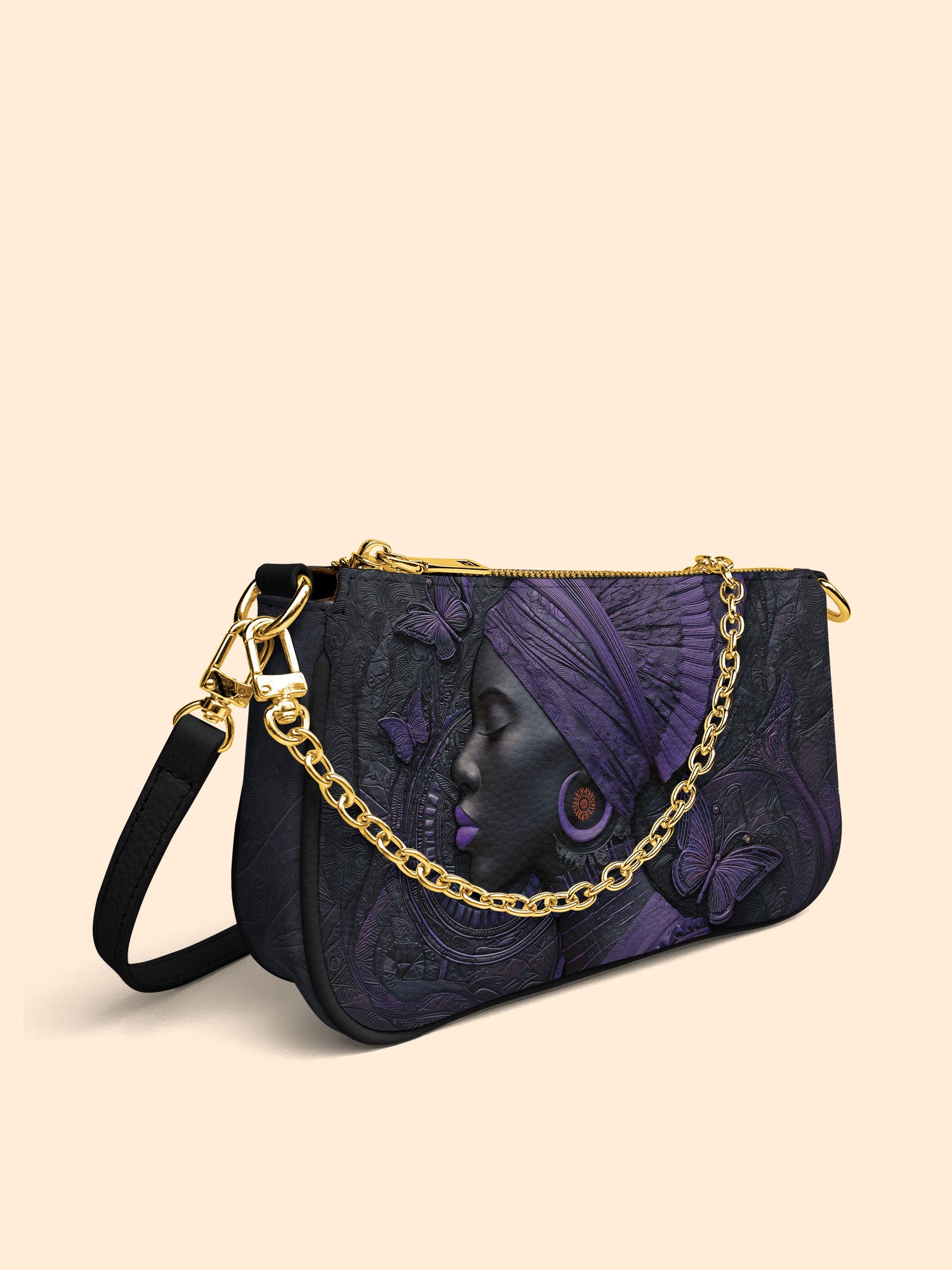 Midnight Crown Classic Zip Pochette QR0XD249