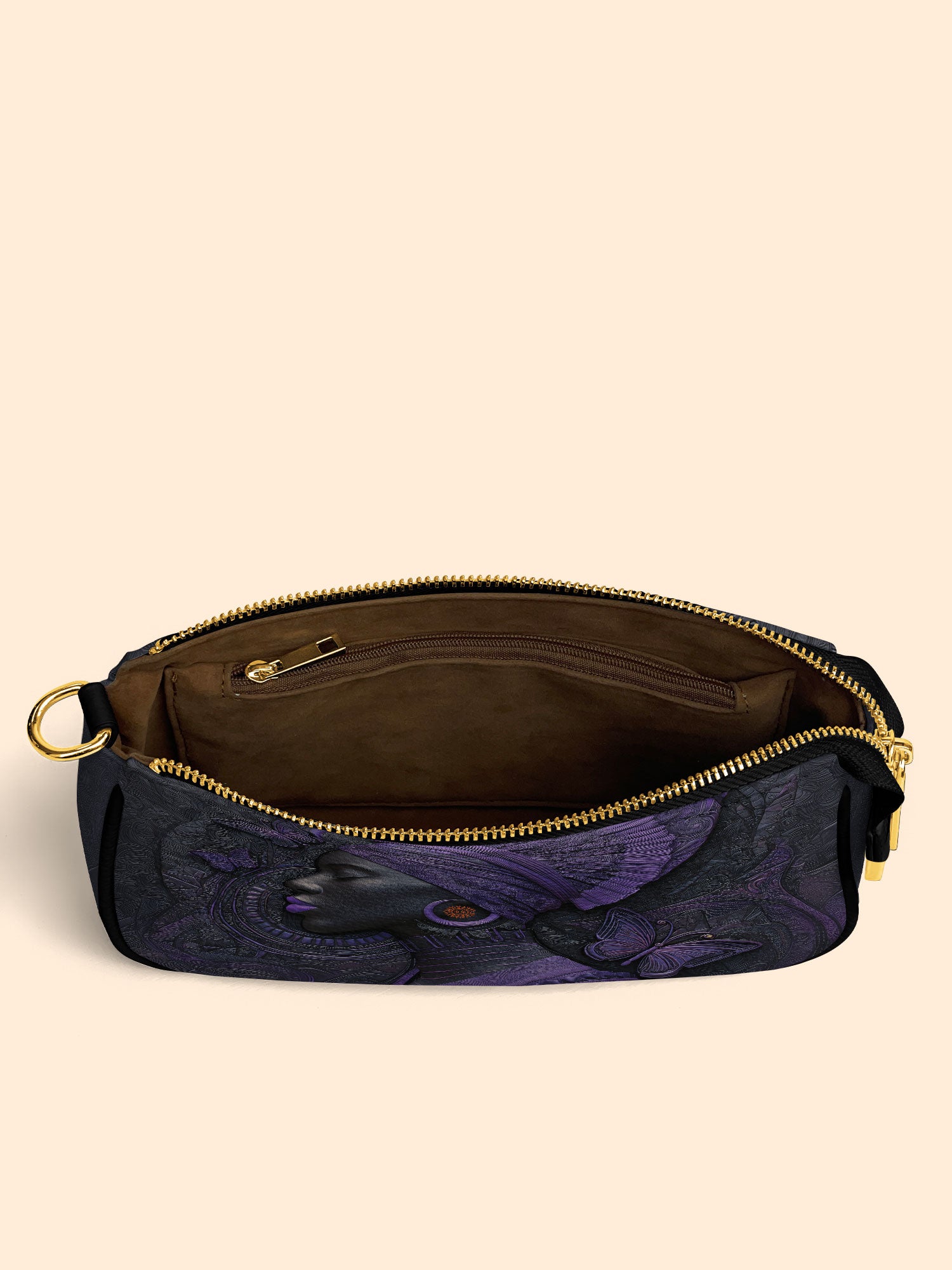 Midnight Crown Classic Zip Pochette QR0XD249